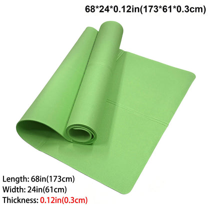 Foldable Yoga Mat | EVA Material | 3–6 mm Thickness | Lightweight & Non-Slip | 173x60 cm