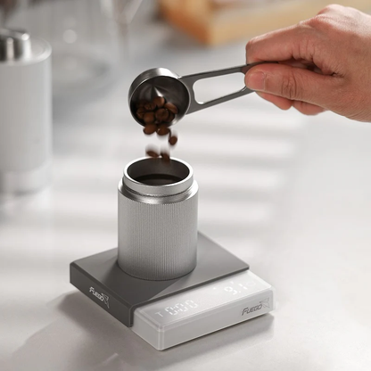 Compact Digital Coffee Scale Featuring Timer Function
