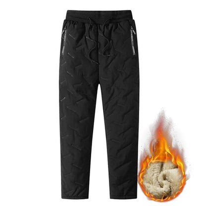 Thick Fleece Cotton Pants for Men and Women – Warm Winter Sweatpants