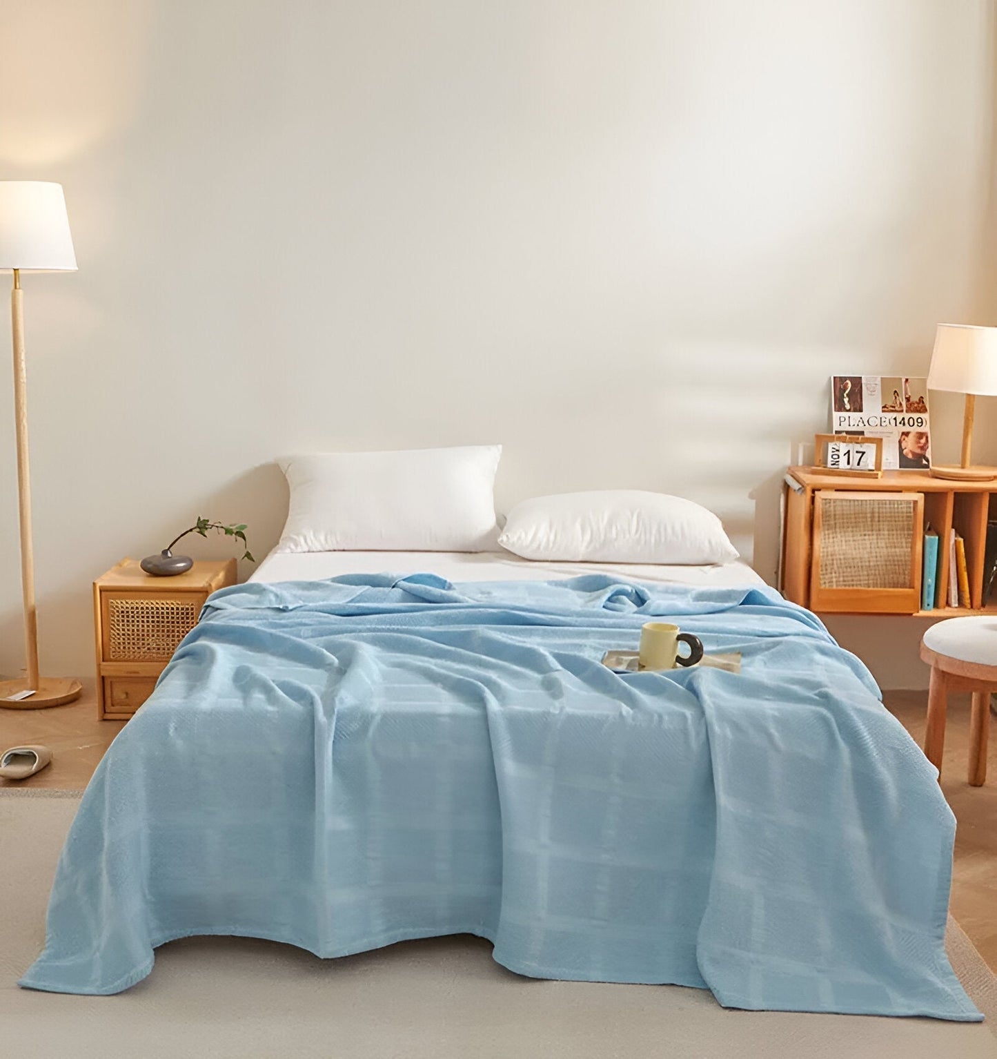 Cozy Comfort Year-Round Without Overheating - Waffle Cloud Design