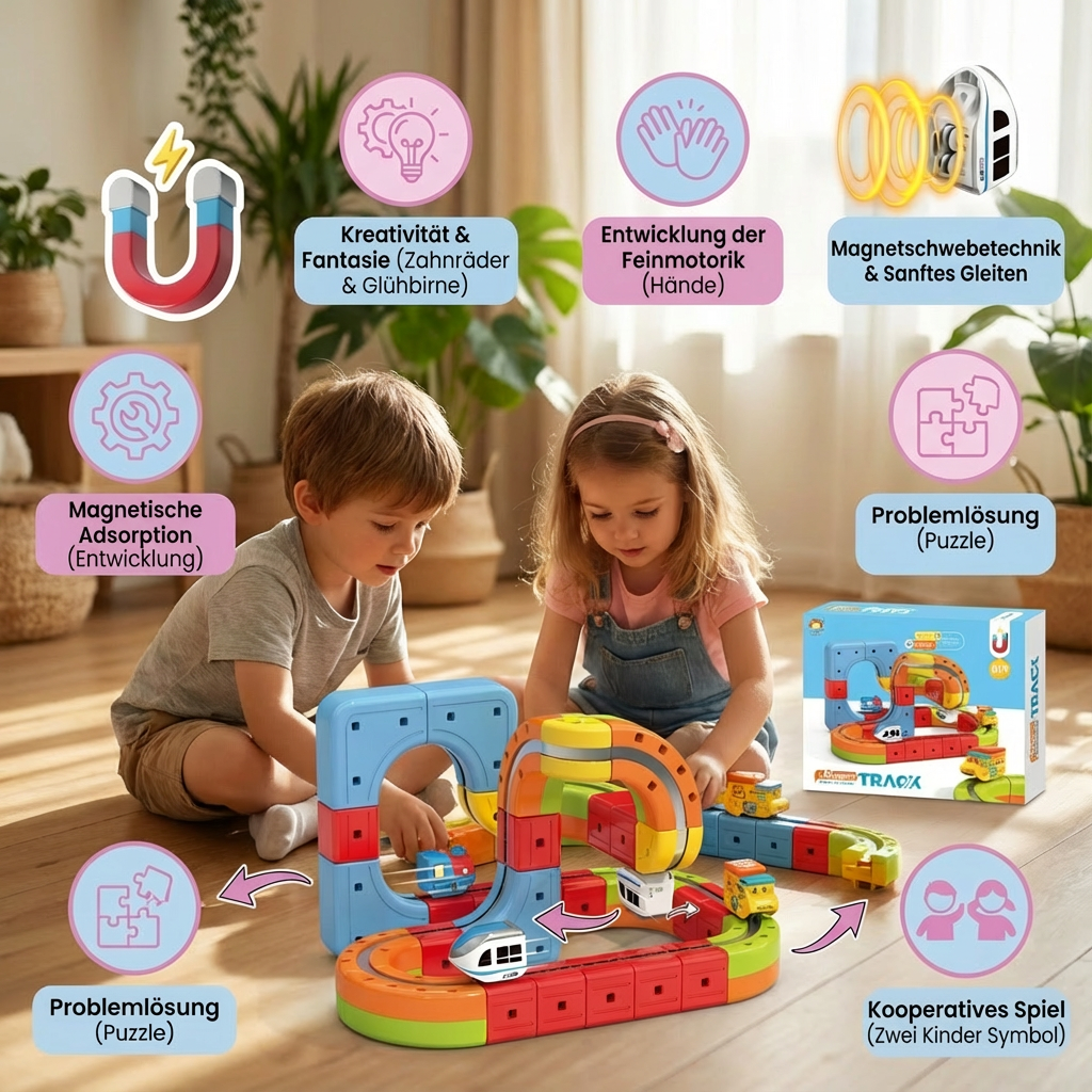 Magnetic Cube Cleaning Set for Children’s Toy