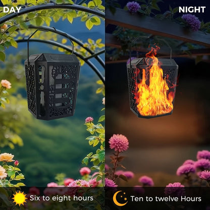 Flickering Solar Powered Torch Light