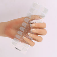 French Silver Glitter