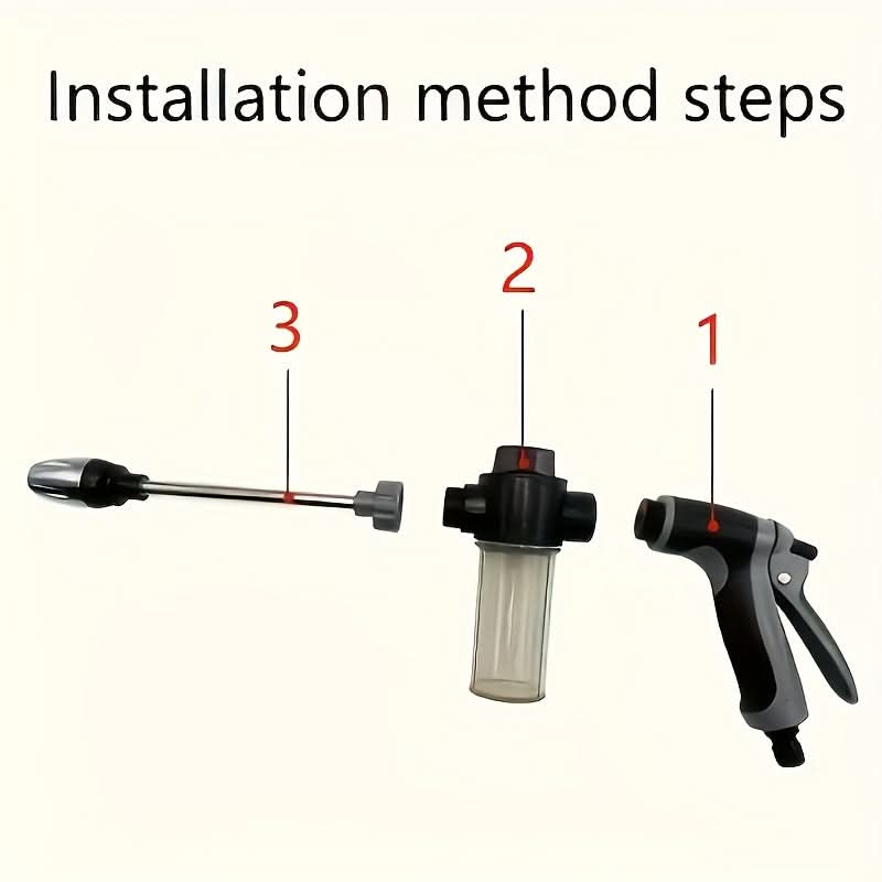 High-Pressure Water Spray Nozzle for Car Washing and Irrigation
