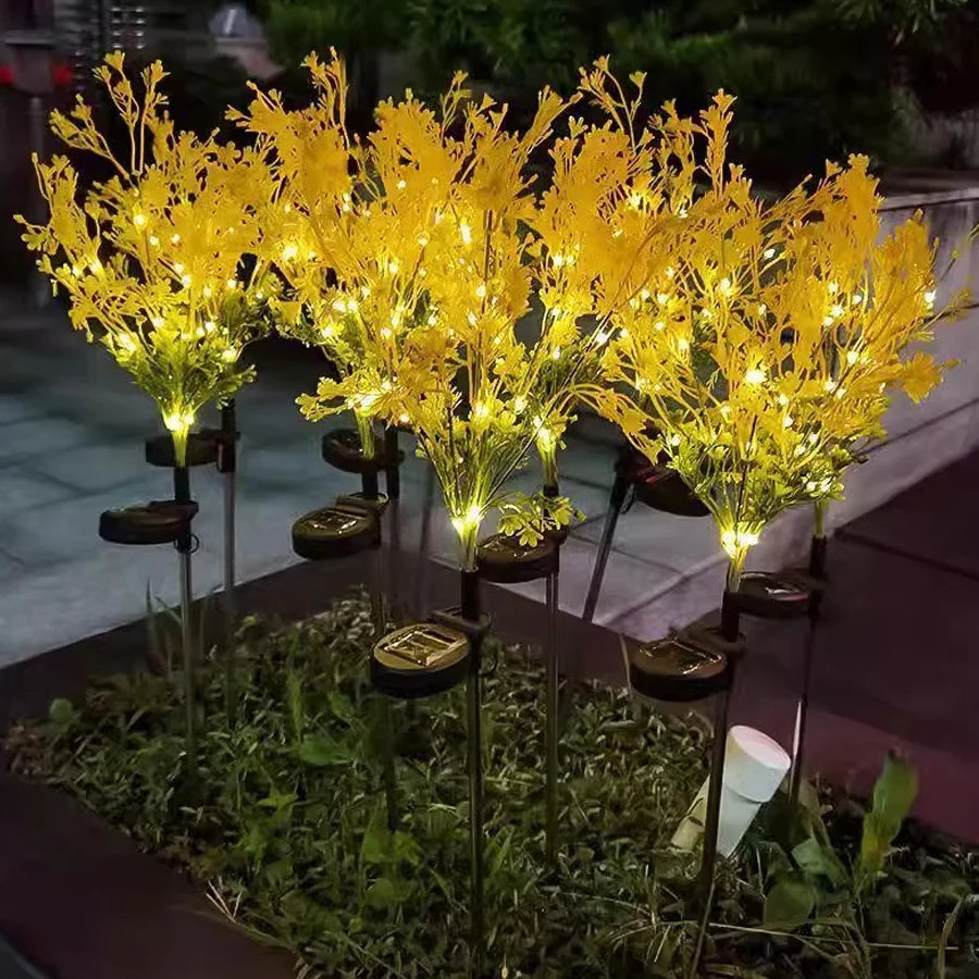 Artificial Garden and Lawn Plants - Rape Flower Ornament for Indoor and Outdoor Decor