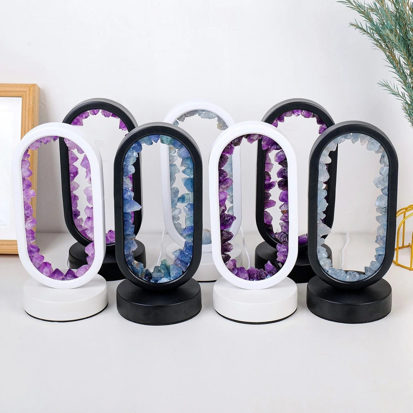 Handcrafted Amethyst Lamp for Atmosphere and Relaxation