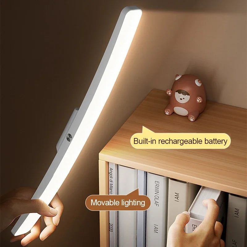 Rechargeable LED Magnetic Light with Touch & Remote Control - Warm to Cool White, Type-C Fast Charging