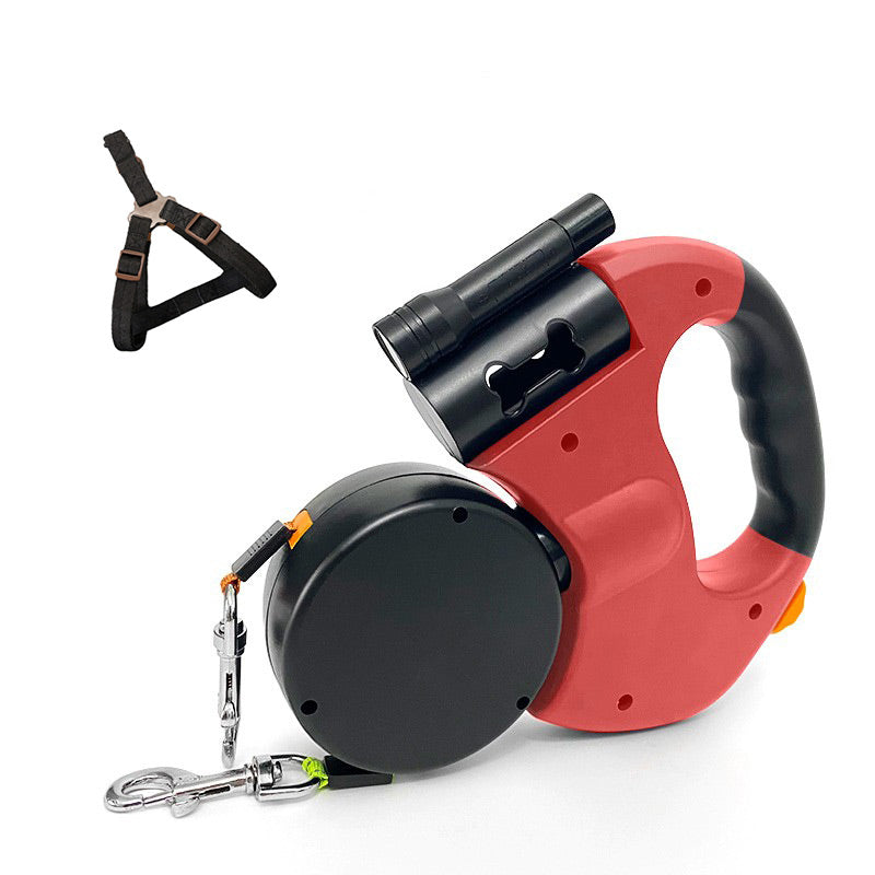 Tangle-Free Control for Safe Night Walks with Your Dog
