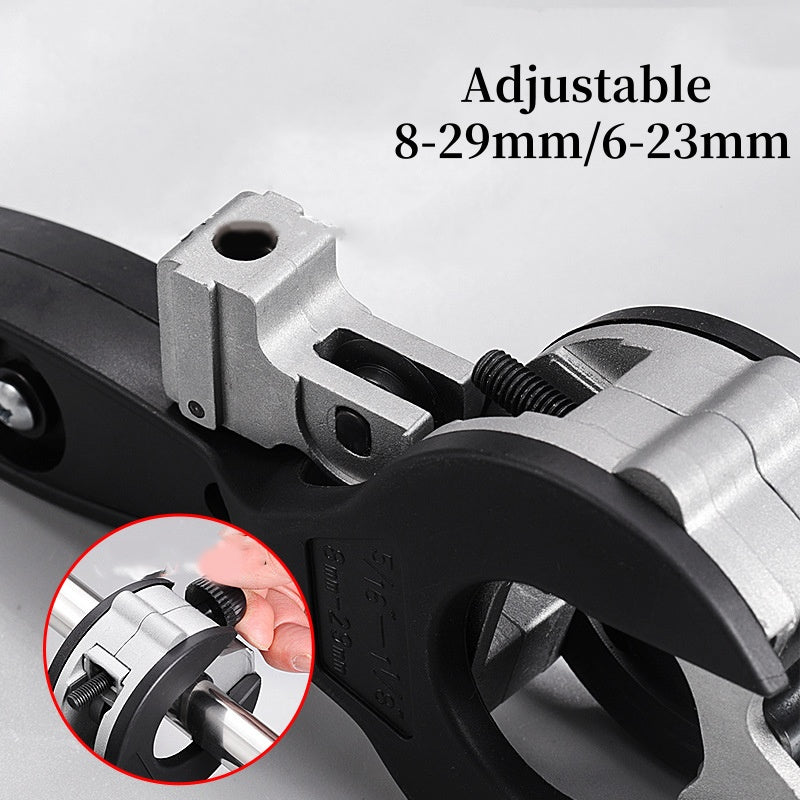 Precision Pipe Cutter with Ratchet Mechanism | Clean Cuts for PVC, Copper & Aluminum | 6–23 mm / 8–29 mm