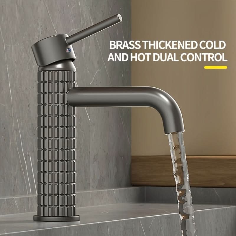 Brass Faucet for Hot and Cold Water – Basin Installation