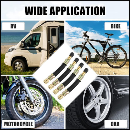 Brass Tire Valve Extension | Universal Solution for Easy Inflation