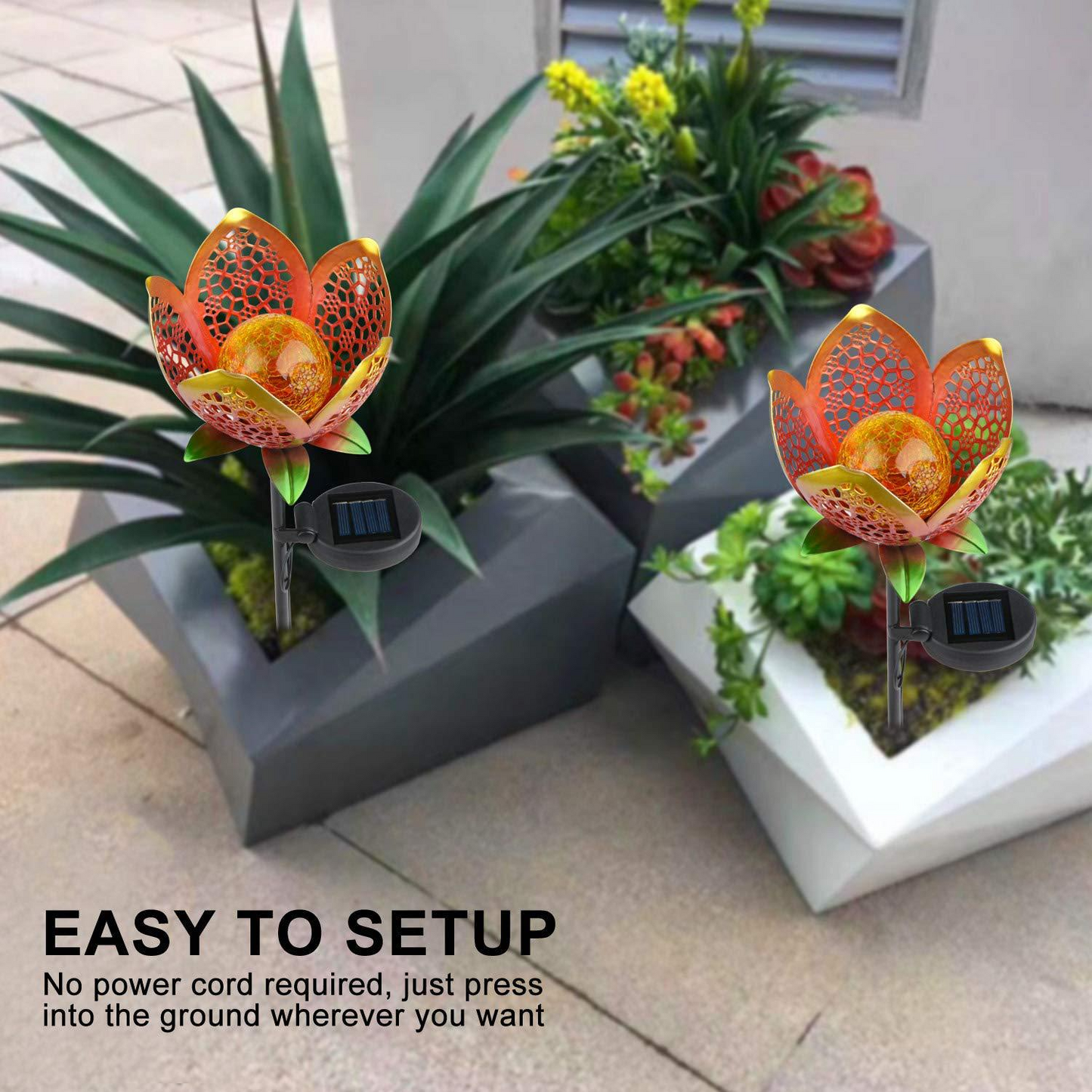 Effortless Solar Lights for Stunning Gardens All Night Long