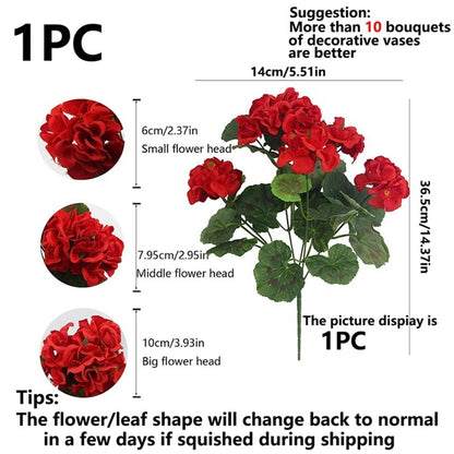 Artificial Begonia Flower for Weddings & Home Decor | Bonsai, Windowsill, DIY Craft Projects