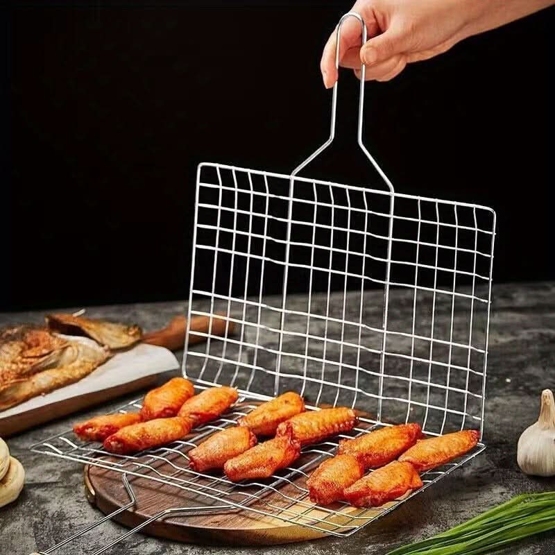 Durable BBQ Grill Basket for Convenient Outdoor Cooking