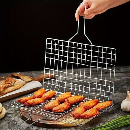 Durable BBQ Grill Basket for Convenient Outdoor Cooking