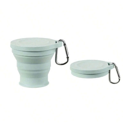 Collapsible Foldable Cup | Food-Grade Silicone | With Hanging Loop | For Outdoor Use