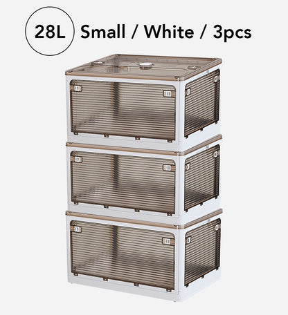 Versatile Collapsible Clear Storage Organizer