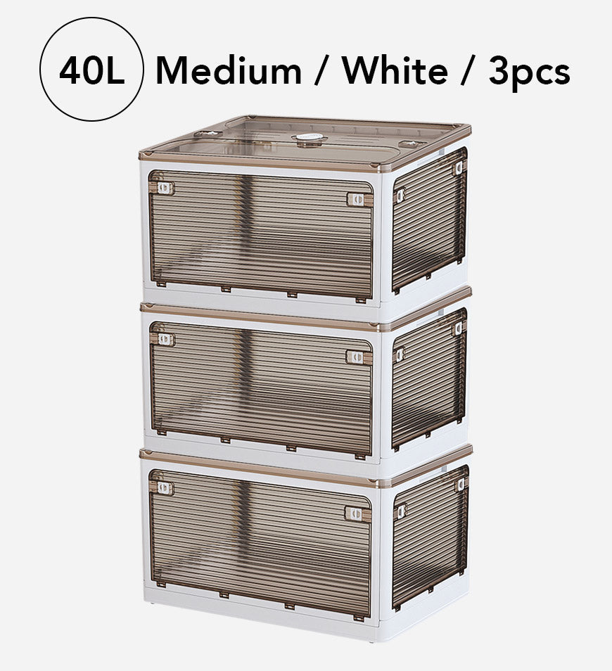 Versatile Collapsible Clear Storage Organizer