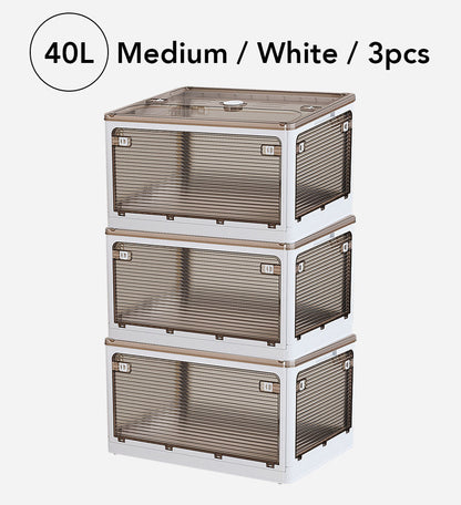 Versatile Collapsible Clear Storage Organizer
