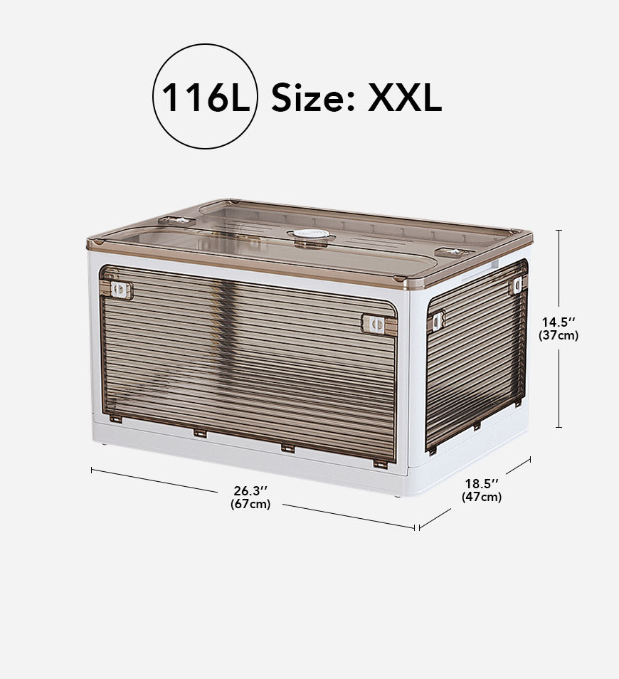 Versatile Collapsible Clear Storage Organizer