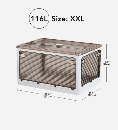 Versatile Collapsible Clear Storage Organizer