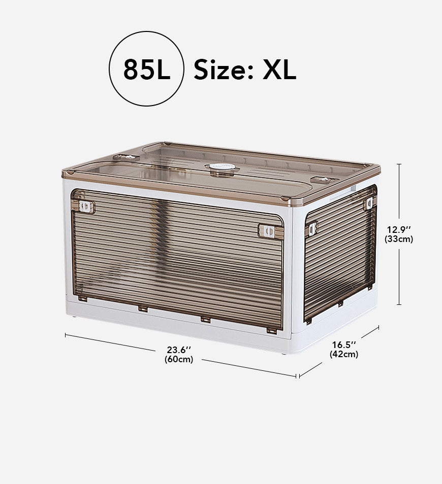 Versatile Collapsible Clear Storage Organizer