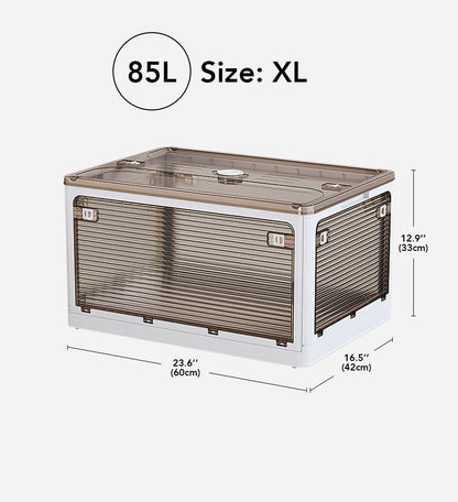 Versatile Collapsible Clear Storage Organizer