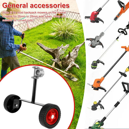 Adjustable Support Wheel for Lawn Trimmers – 2.3–2.8 cm FlexWheel