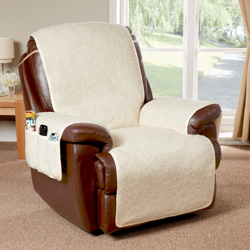 Effortless Makeover of Recliner Chair with 6 Convenient Storage Pockets