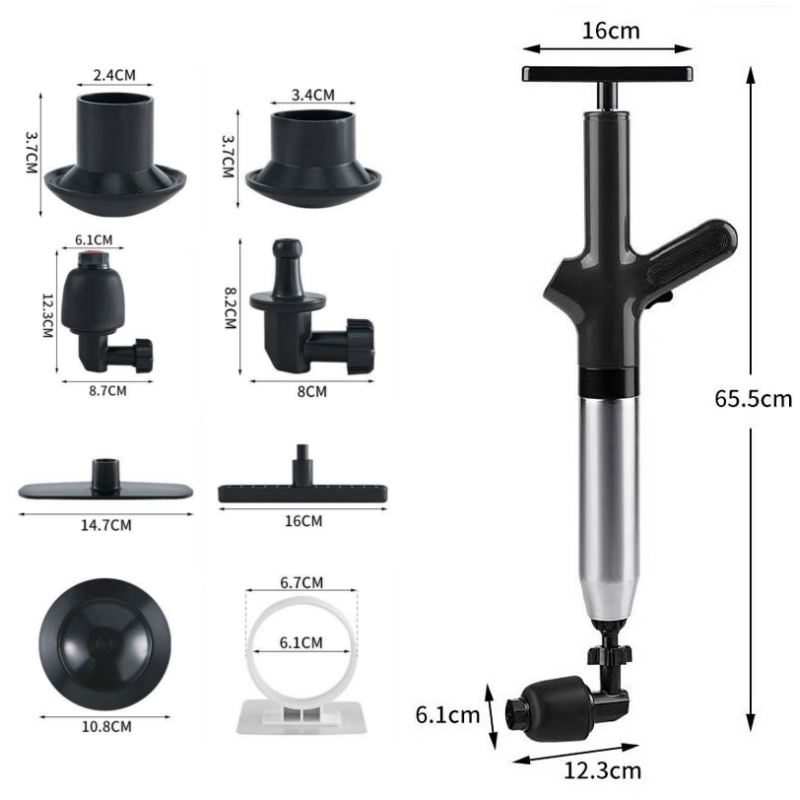 Quickly Eliminates Stubborn Clogs for Clear Drains