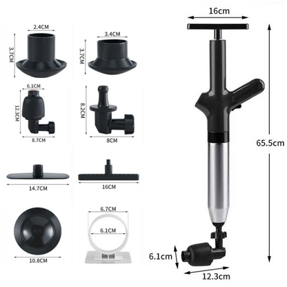 Quickly Eliminates Stubborn Clogs for Clear Drains