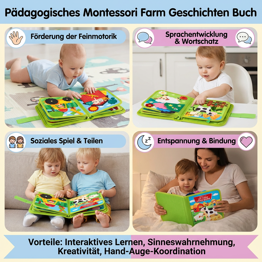 Educational Montessori Storybook about Farm Life