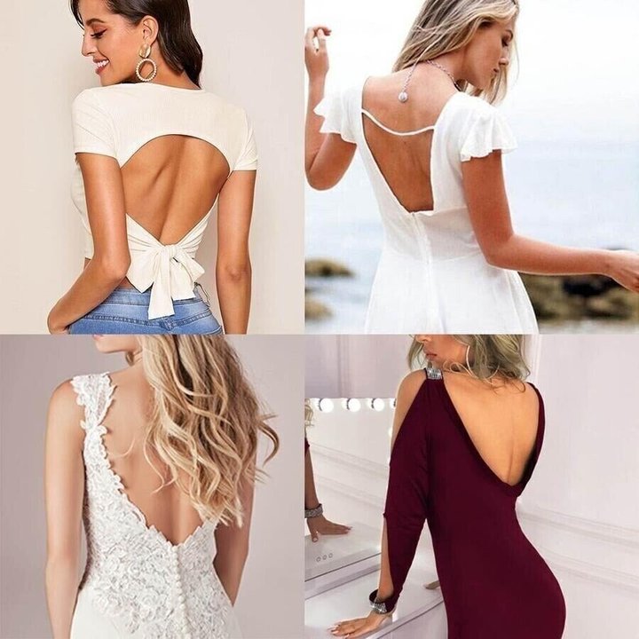 Wireless Lace Bra with Low Back Lift Design