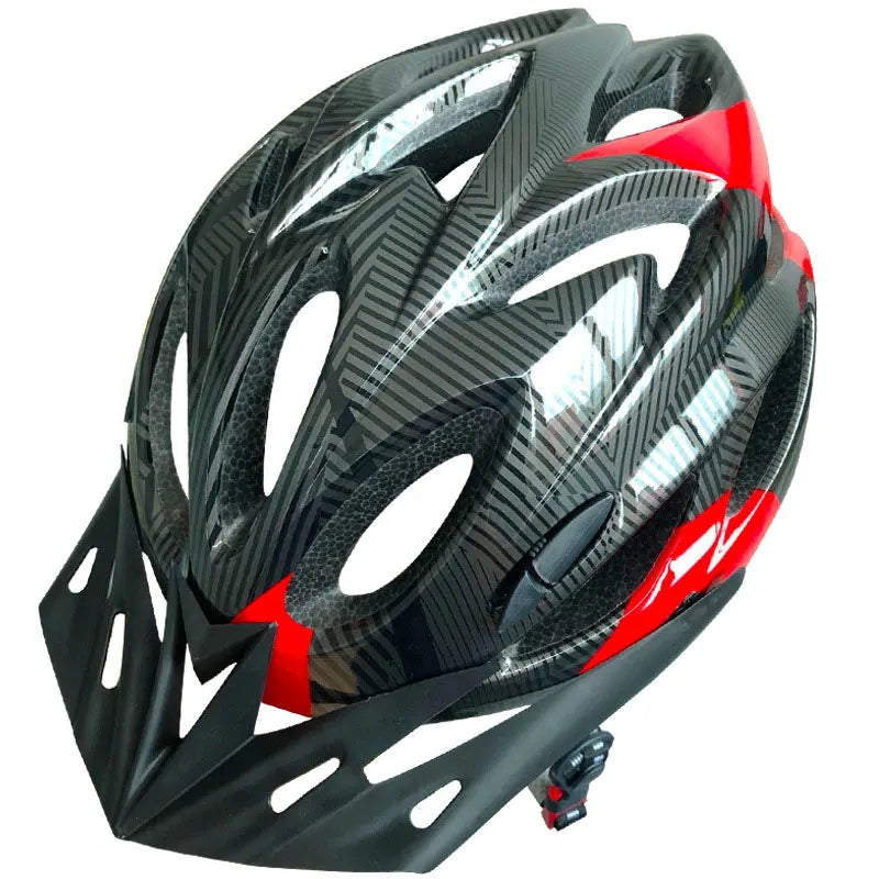 Adult Bike Helmet - Lightweight MTB Safety Gear - Adjustable Size 54-61 cm