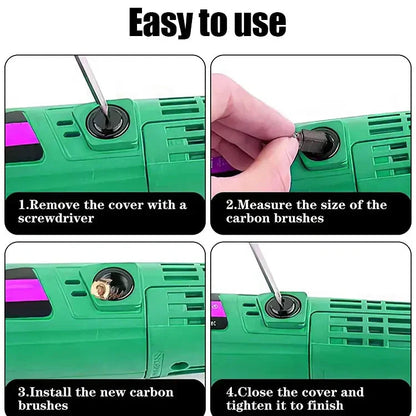 Restoring Tools Quietly and Durably with Carbon Brushes