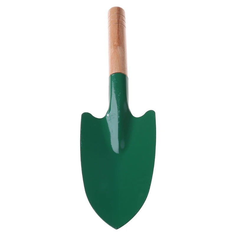 Garden Shovel with Wooden Handle | Durable Reinforced Design | Effortless for Loose Soil and Plants