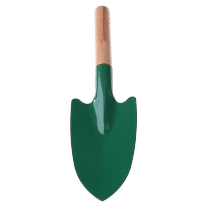 Garden Shovel with Wooden Handle | Durable Reinforced Design | Effortless for Loose Soil and Plants