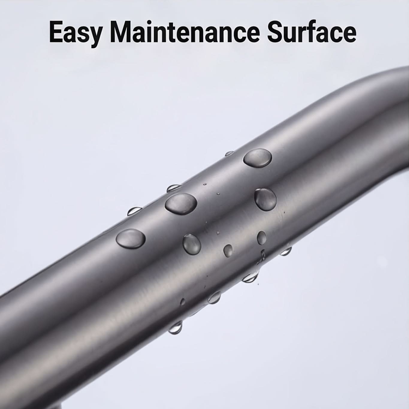 Modern Stainless Steel Pull-Out Kitchen Faucet