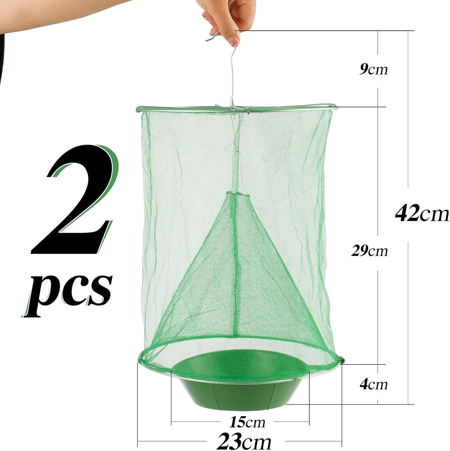 Eco-Friendly Fly Catcher – FlyBuster Duo Set for Home & Garden
