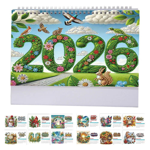 Sparkling DIY Calendar Brightens Your Workspace 2026
