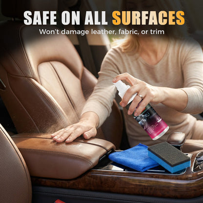 Ultimate Interior Cleaner 100 ml | For Leather, Vinyl & Plastic | Odor Neutralization, Shine & UV Protection | Protective Layer