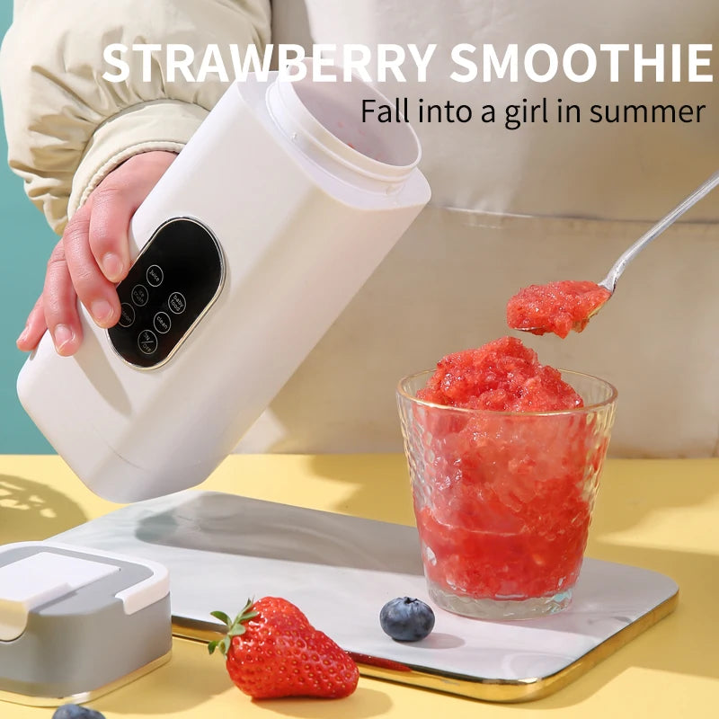 Portable Smoothie Blender | Electric Mini Mixer | Compact Fruit and Juice Blender