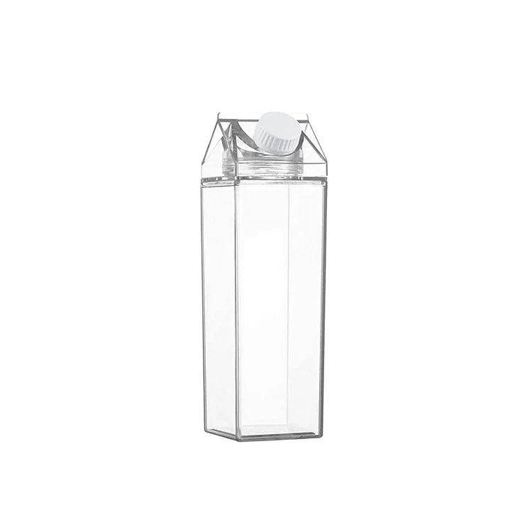 Milk Carton Style Water Bottle – AquaVista | 100% Leak-Proof, BPA-Free