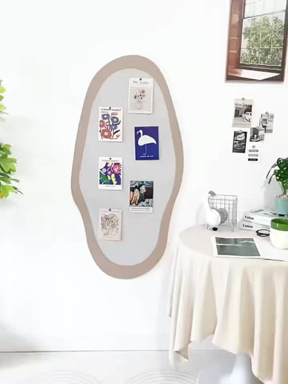 Geometric Felt Board for Wall Mounting – Ideal for Notes and Photos
