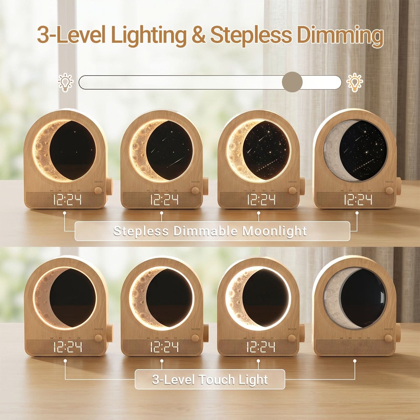 Sunrise Alarm Clock and White Noise Device for Better Sleep
