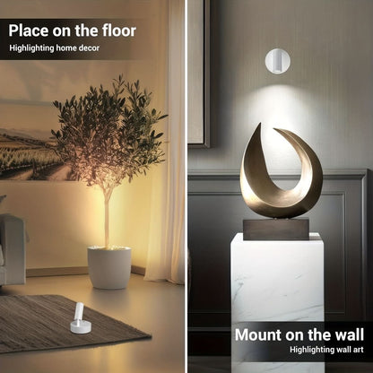 Rechargeable LED Spotlight for Enhanced Illumination