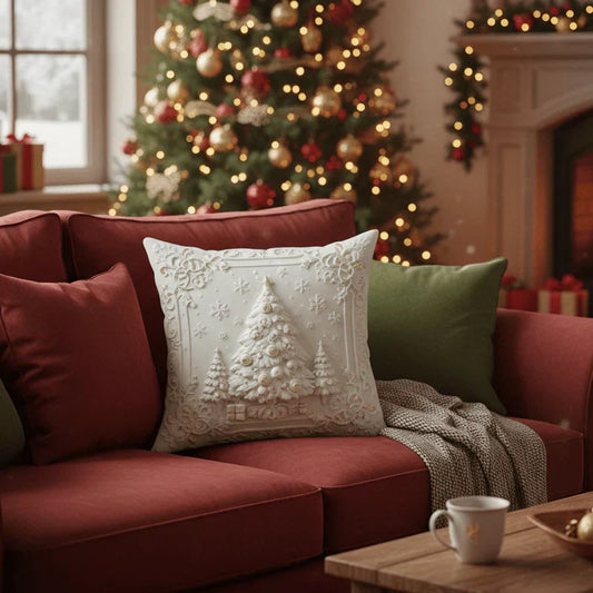 Set of 4 Decorative 3D Covers for Christmas
