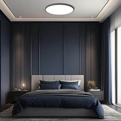 Minimalist Round LED Flush Mount Ceiling Light for Modern Kitchens