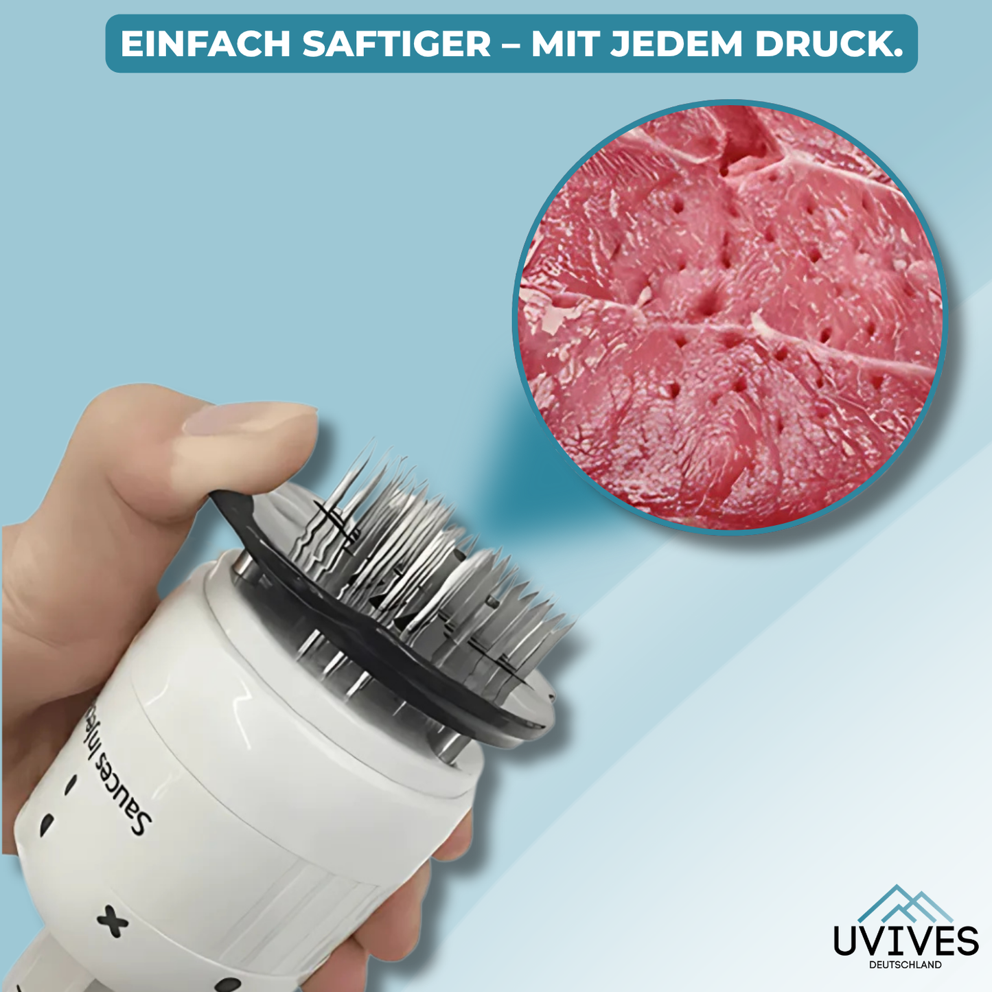 Tenderizes and Seasons Any Tough Cut Instantly