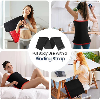Infrared Light Therapy Mat – 660nm 850nm Pad for Pain Relief, Muscle Recovery & Skin Care